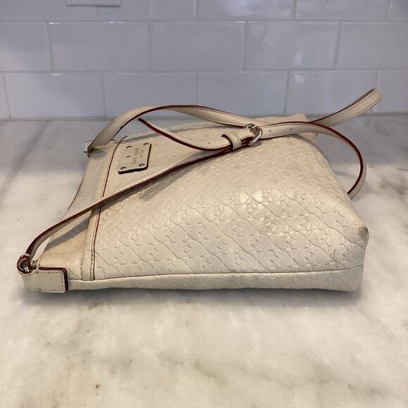 Kate Spade Penn Place Keisha Embossed Leather Crossbody Bag - Picture 7 of 15